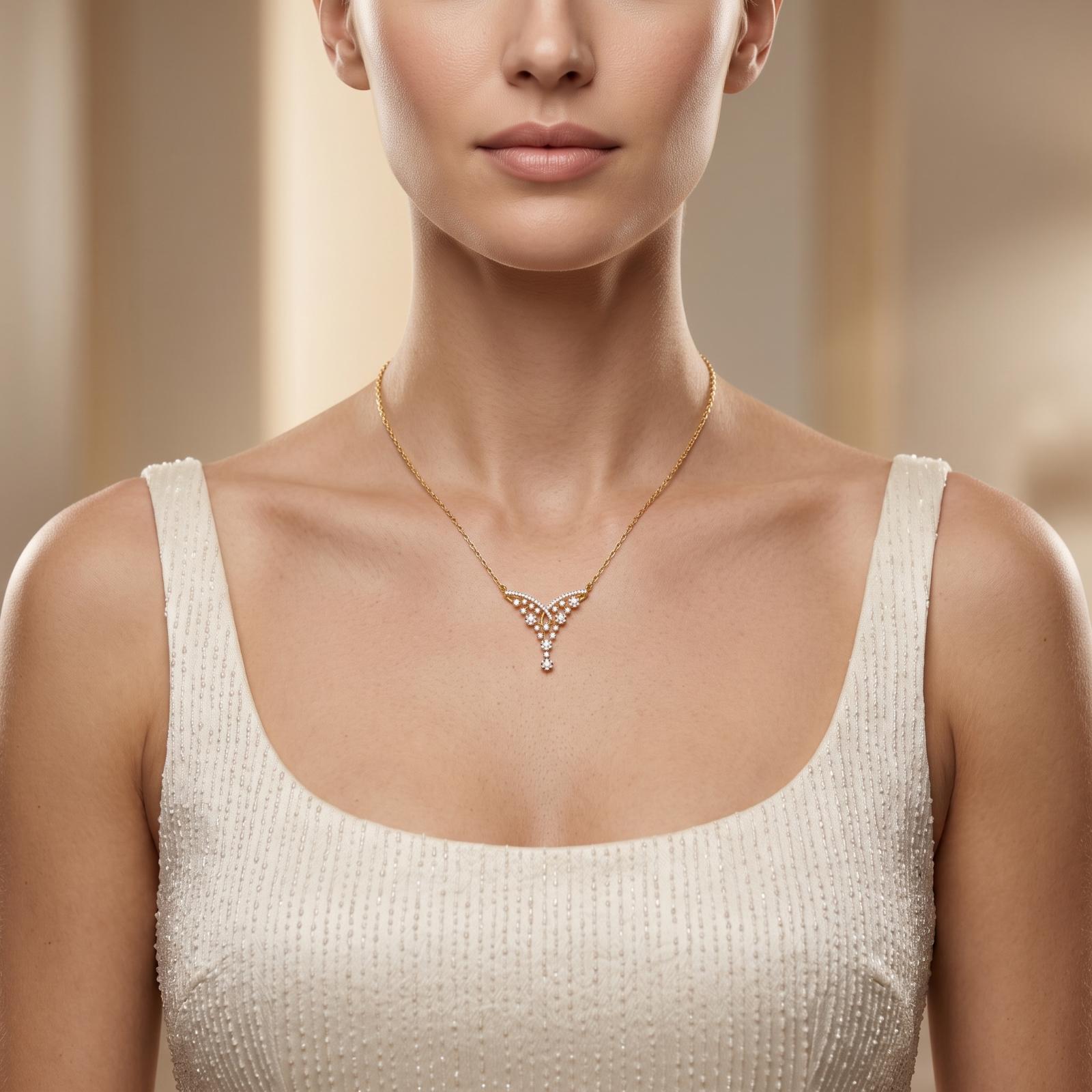 Elevate Your Elegance with Luxurious Diamond Necklace Creations by Bafleh Jewellery - Image 5