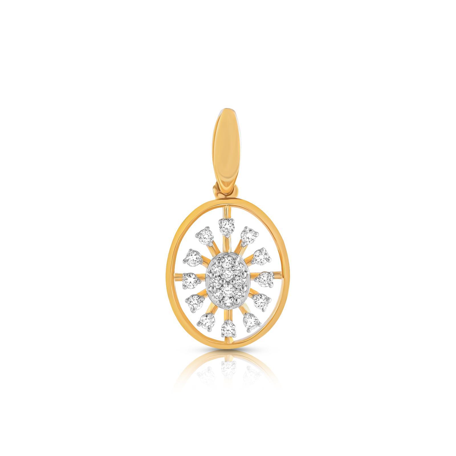 Sparkling Diamond Pendant with IDT Certificate Only at Bafleh Jewellery - Image 5