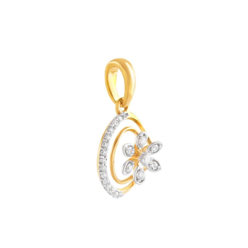 Alternative view of Premium Diamond Pendant with IDT Certification Shop at Bafleh Jewellery