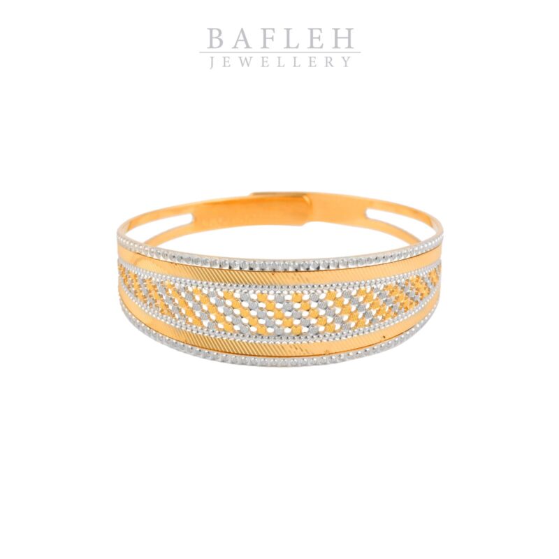 Elegant 22K Gold Bangle for Women with Traditional Craftsmanship by Bafleh Jewellery
