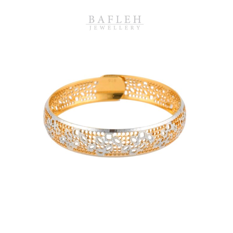 Premium 22K Gold Bangle with Intricate Design for Women | Bafleh Jewellery
