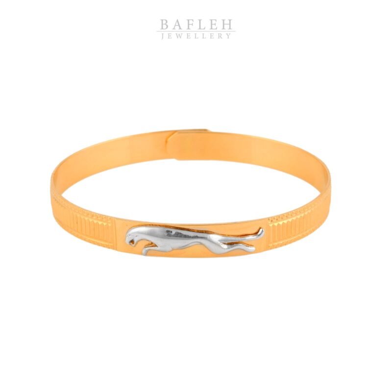 Luxury 22K Yellow Gold Bangle for Every Occasion by Bafleh Jewellery