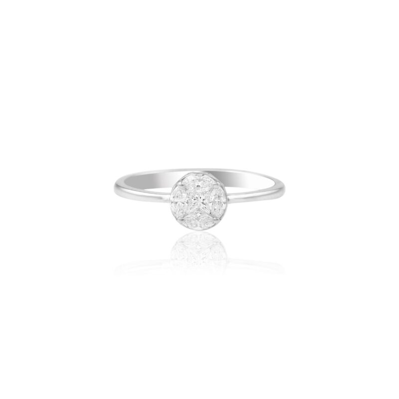 Crafted to Perfection White  Gold Diamond Engagement Rings by Bafleh Jewellery
