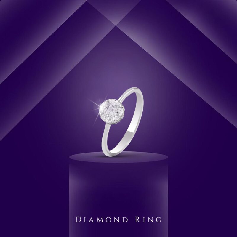 Alternative view of Crafted to Perfection White  Gold Diamond Engagement Rings by Bafleh Jewellery