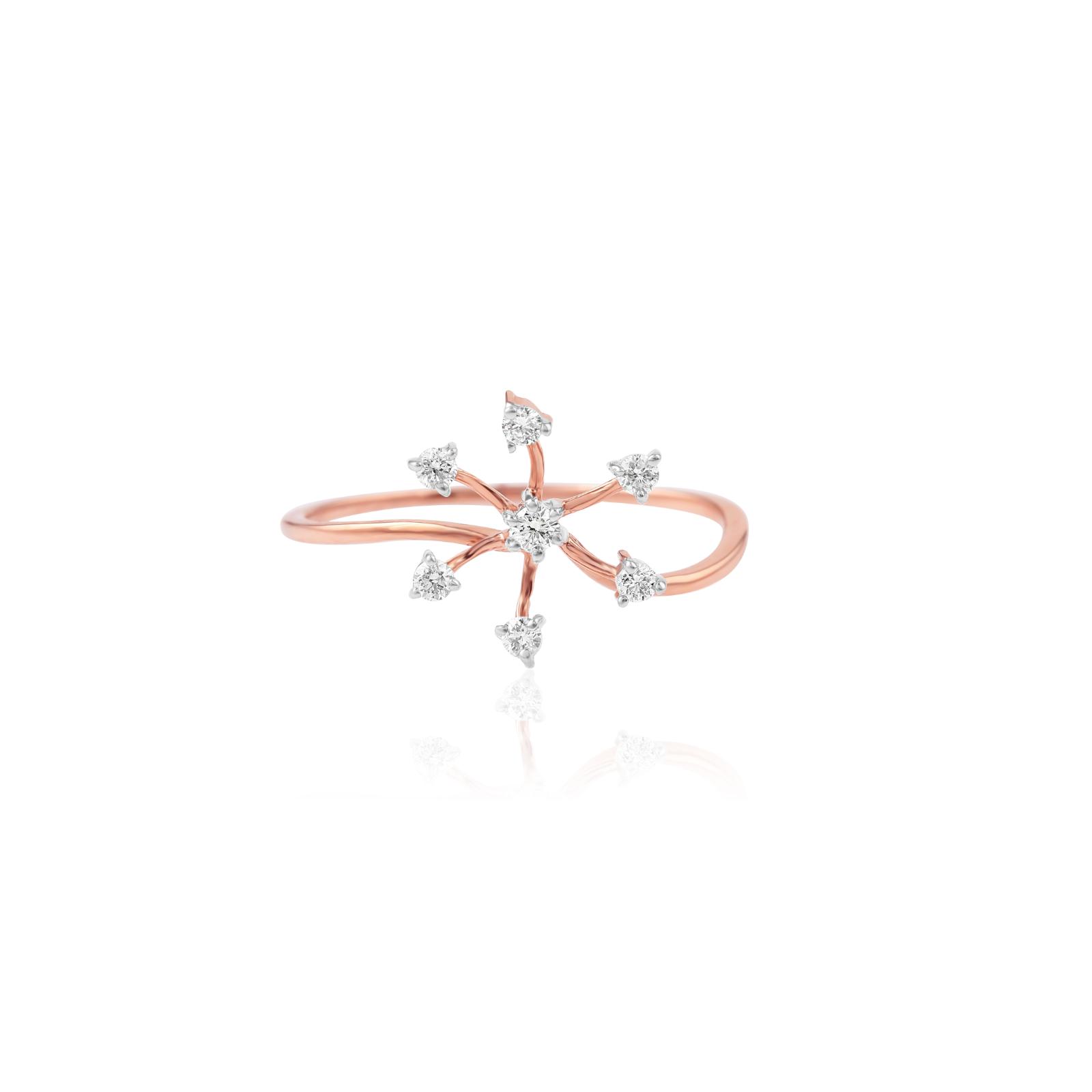 Celebrate Forever with Our Rose Gold Diamond Twin Engagement Rings Only at Bafleh Jewellery - Image 2