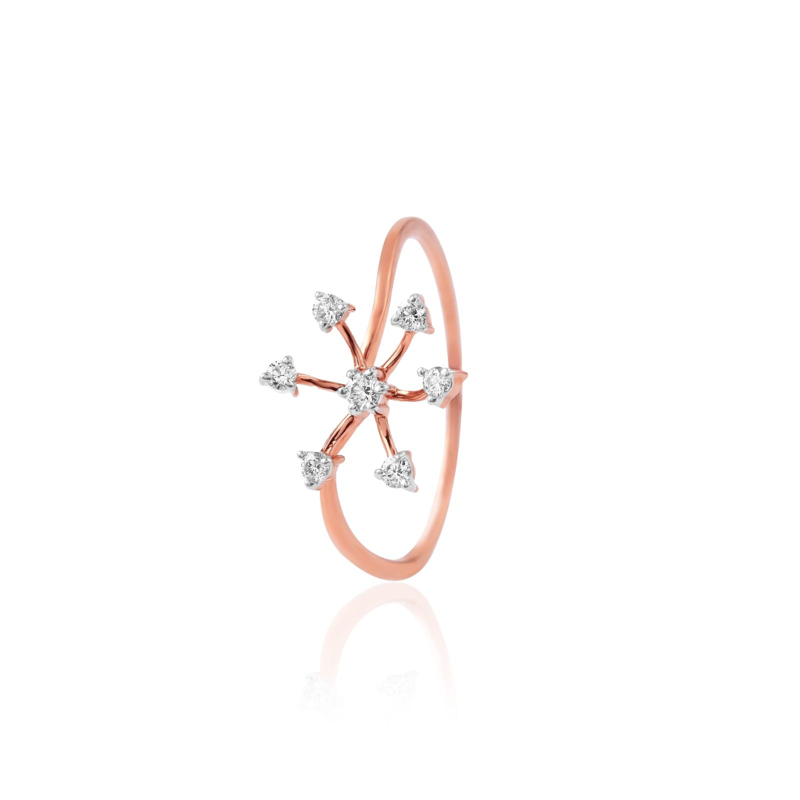 Celebrate Forever with Our Rose Gold Diamond Twin Engagement Rings Only at Bafleh Jewellery - Image 4