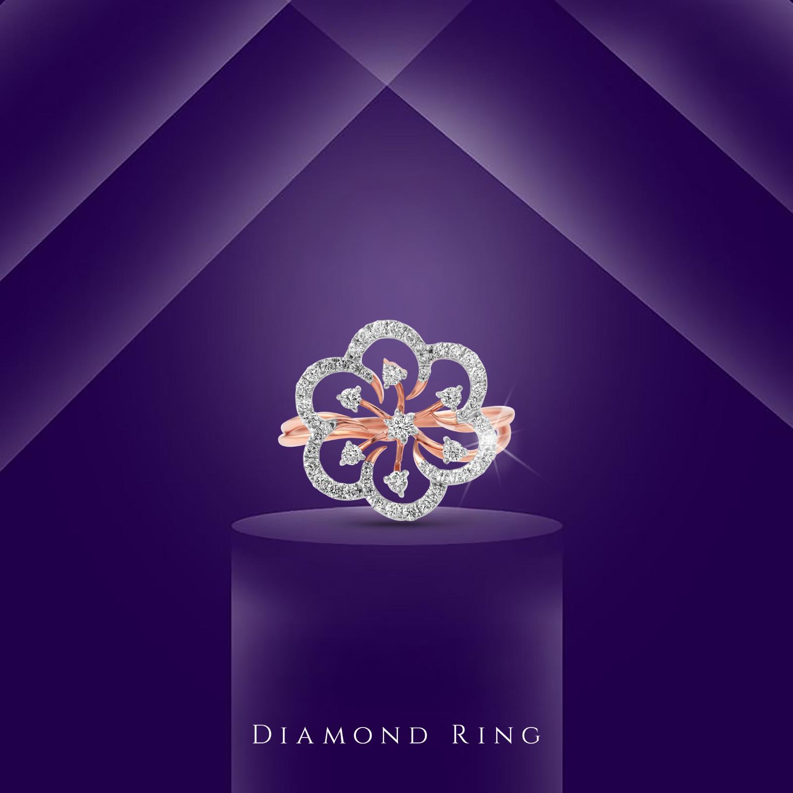 Celebrate Forever with Our Rose Gold Diamond Twin Engagement Rings Only at Bafleh Jewellery - Image 6