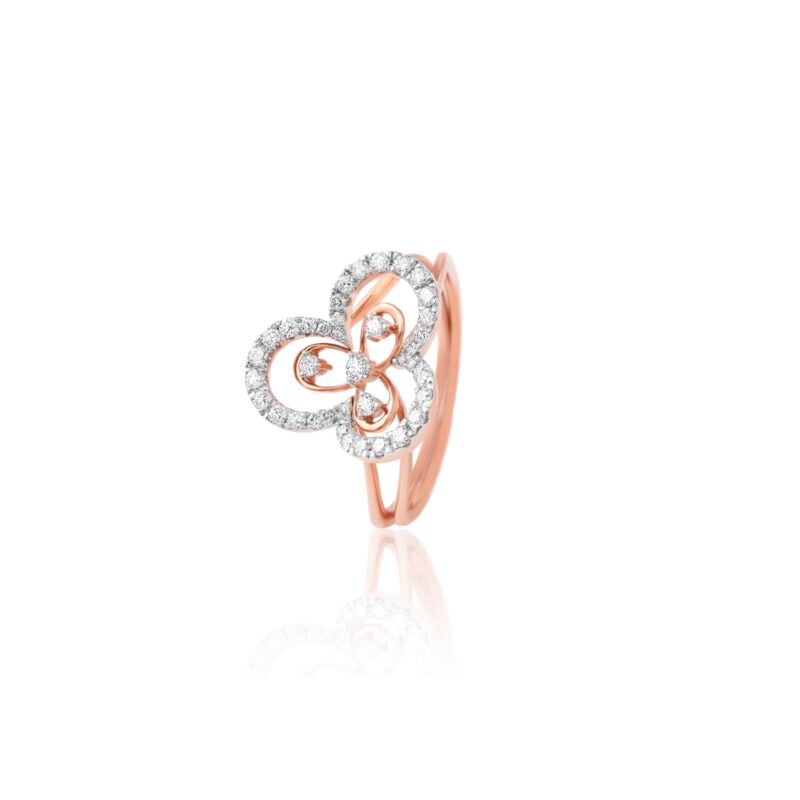 Celebrate Love Together: Twin Diamond Engagement Rings in Rose Gold