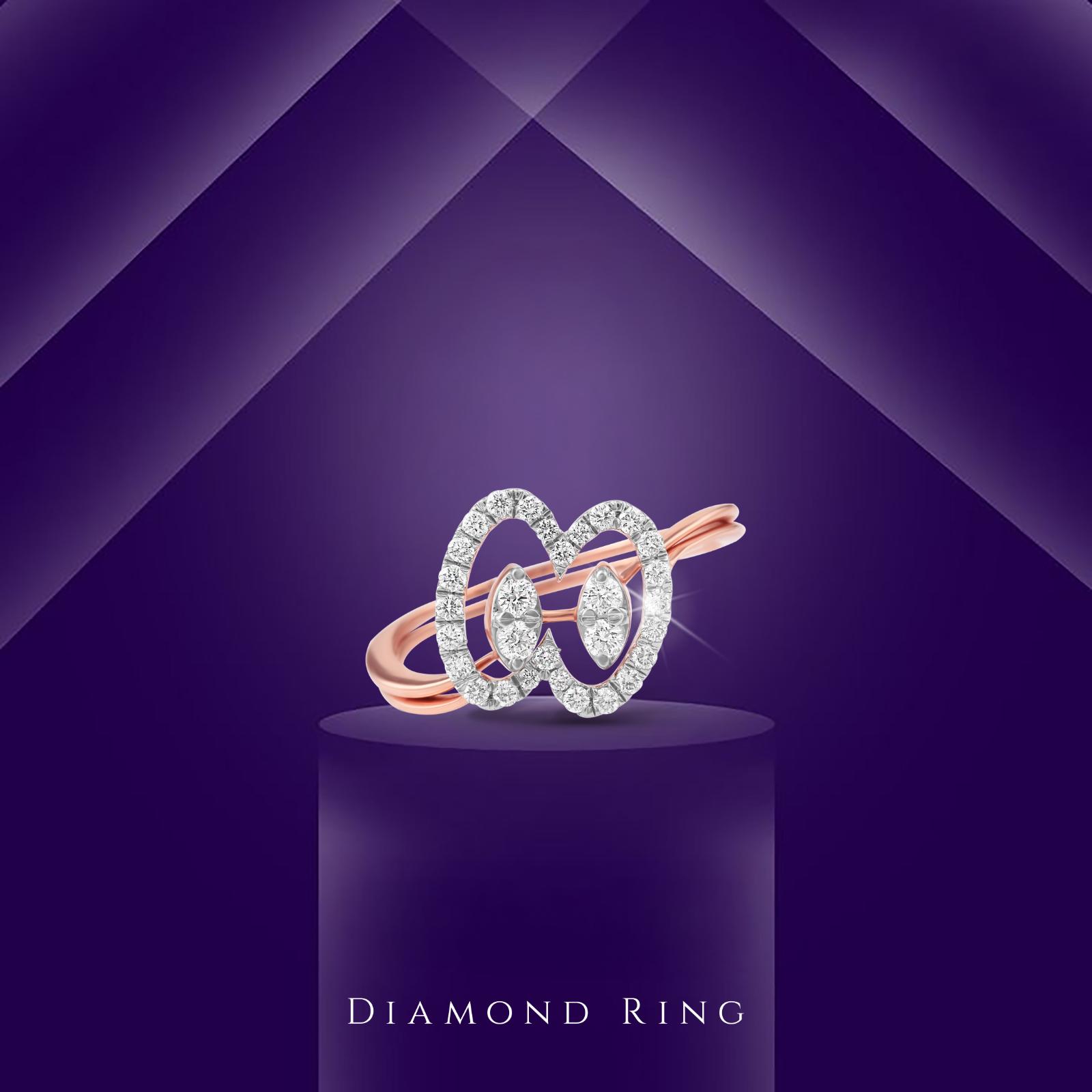 The Perfect Proposal: Twin Diamond Engagement Ring in Rose Gold - Image 5