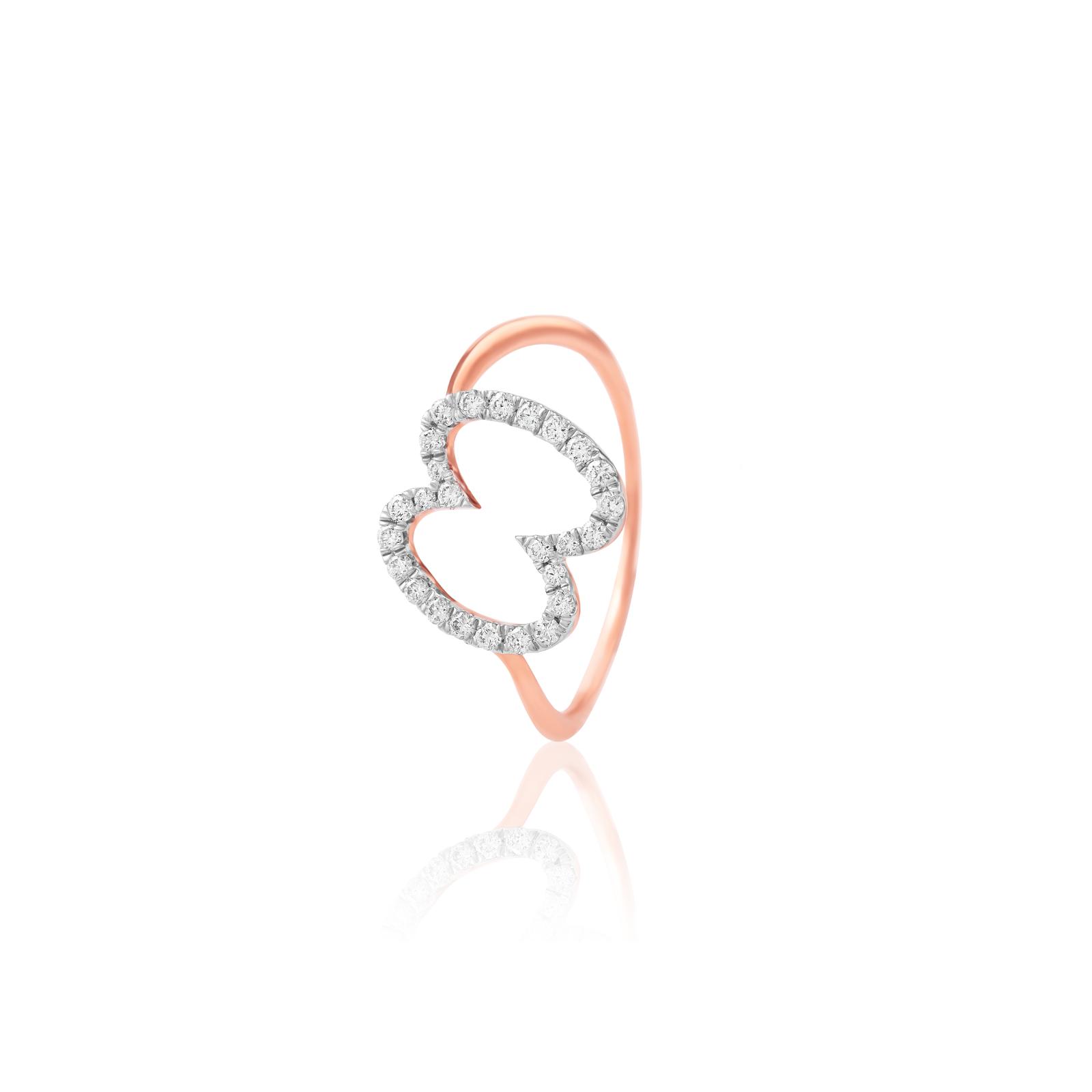 The Perfect Proposal: Twin Diamond Engagement Ring in Rose Gold - Image 4