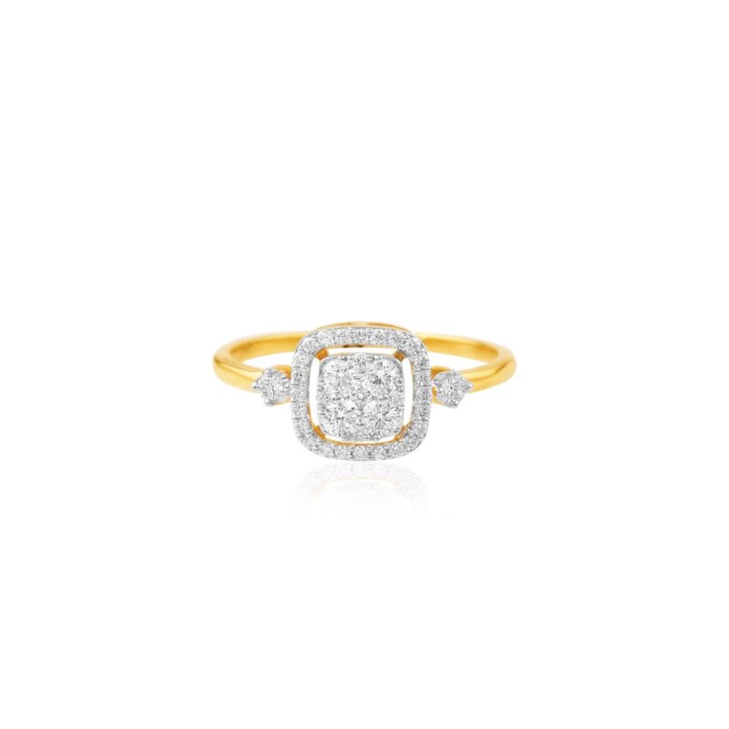 Alternative view of Celebrate Forever with Yellow Gold Engagement Rings at Bafleh Jewellery