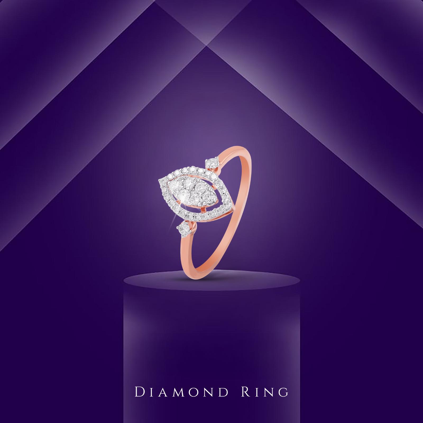 Classic & Contemporary Rose Gold Diamond Rings at Bafleh Jewellery - Image 3