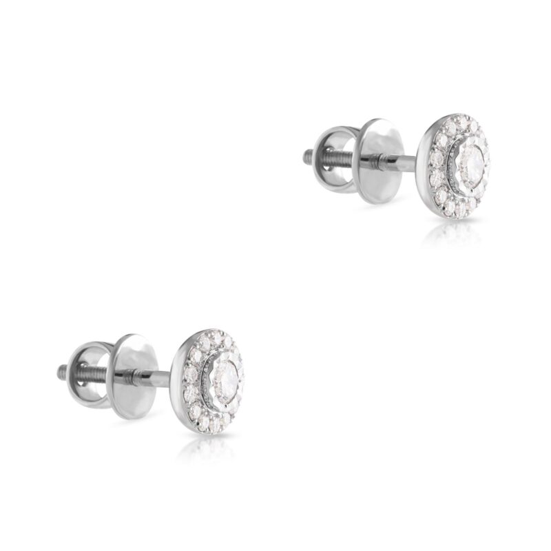 Alternative view of Shine Bright with Our New Round-Shaped Diamond Earrings Collection