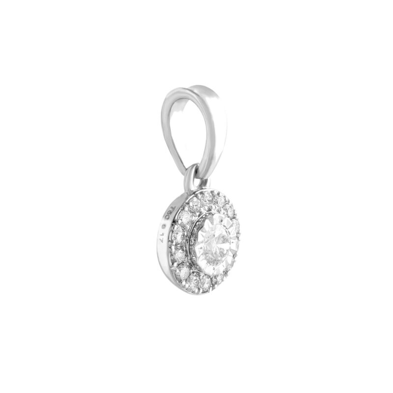 Alternative view of Authentic IDT Certified Diamond Pendant Discover It at Bafleh Jewellery