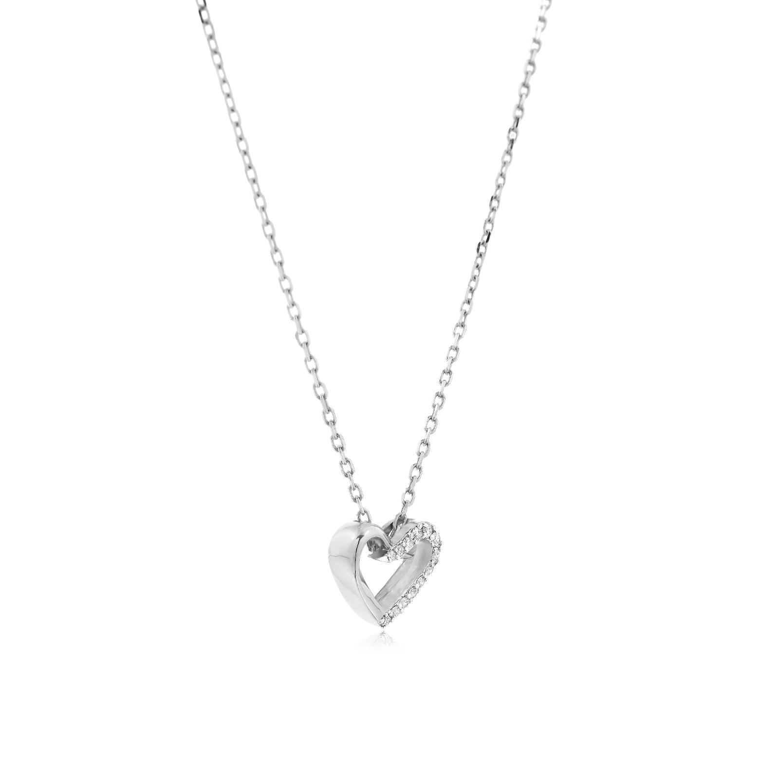 Lightweight Heart-Shaped Diamond Necklace ? Your Daily Dose of Sparkle - Image 3