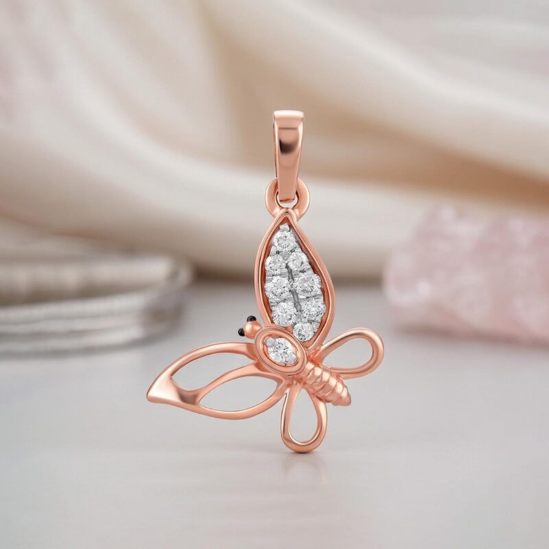 Fly High with the Timeless Charm of a Diamond Butterfly Pendant