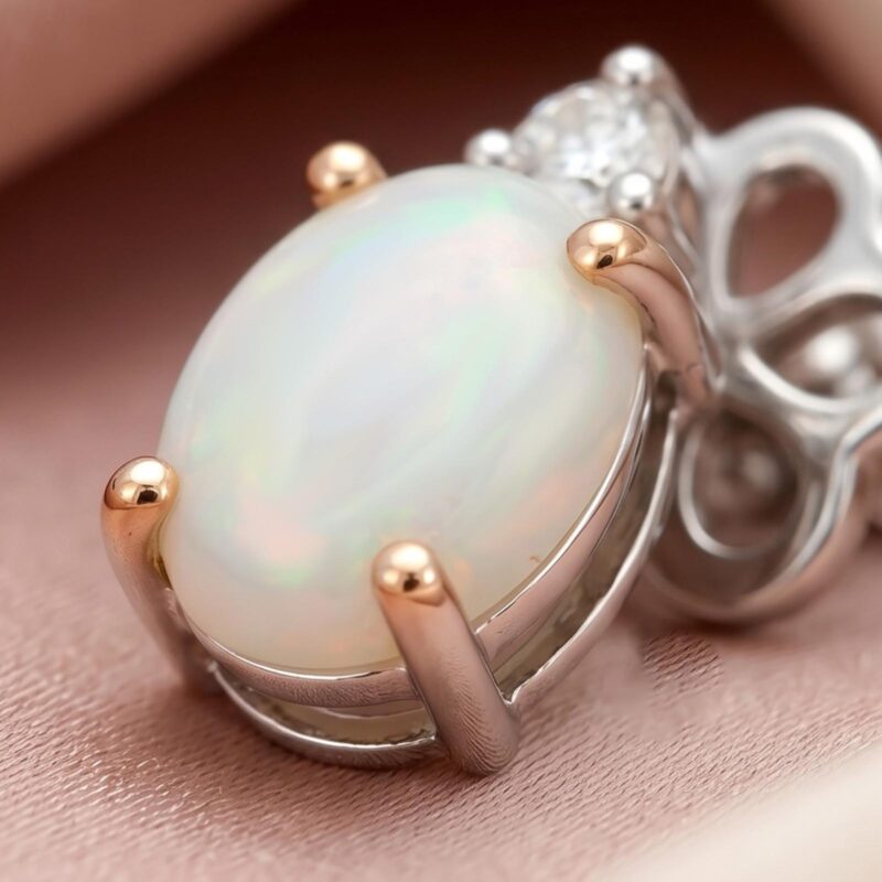 Alternative view of Premium Pearl Stud Earrings with Natural Diamonds in 18K White Gold |Classic Everyday Luxury