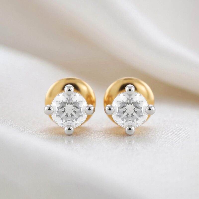 Unmatched Sparkle and Sophisticated Craftsmanship Diamond Earrings by Bafleh Jewellery