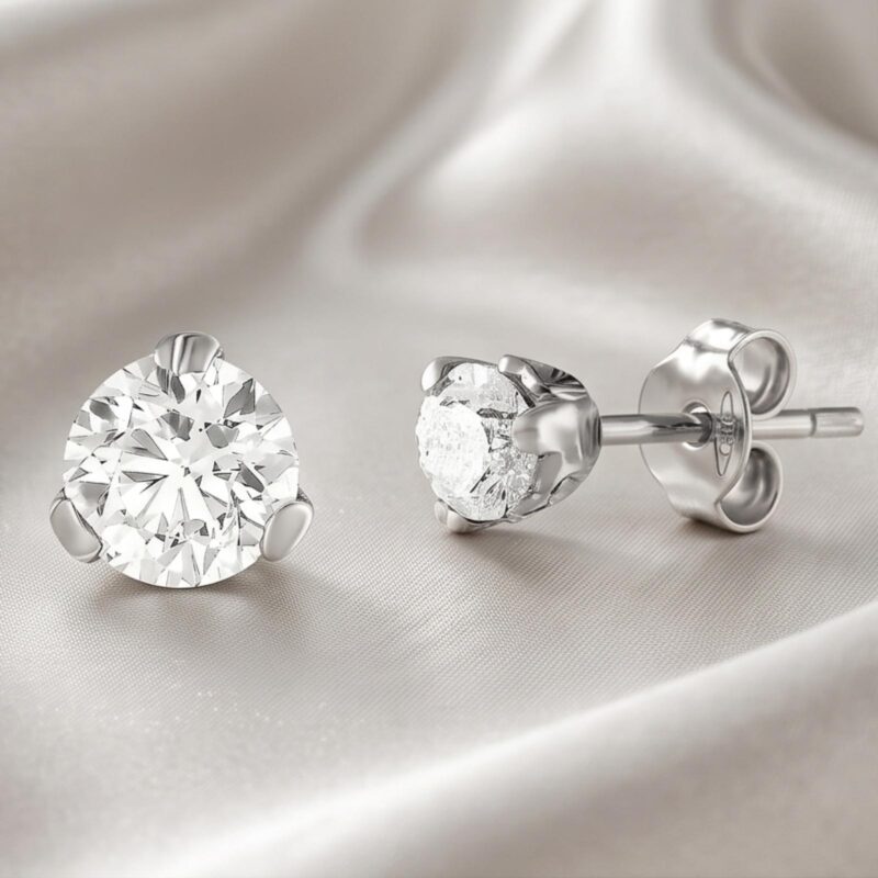 Where Elegance Meets Perfection Premium Diamond Earrings by Bafleh Jewellery