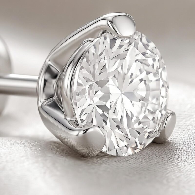 Alternative view of Where Elegance Meets Perfection Premium Diamond Earrings by Bafleh Jewellery