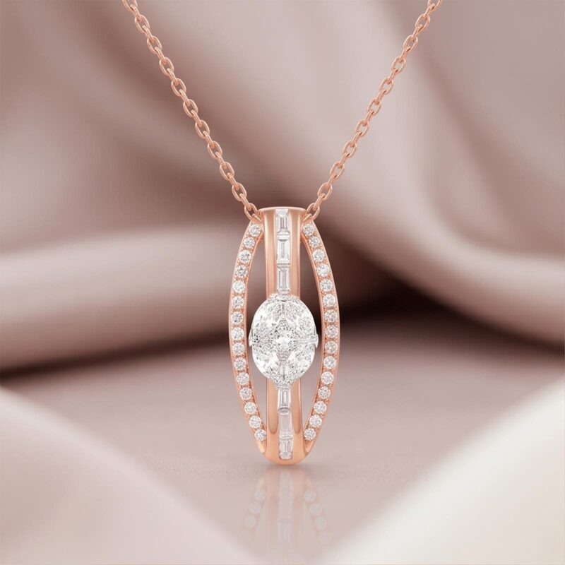 Embrace Eternal Beauty with Brilliant Diamond Necklaces by Bafleh Jewellery
