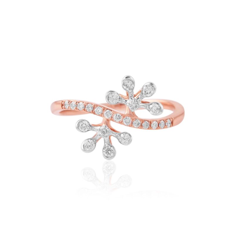 Alternative view of Certified Brilliance in Rose Gold ? Diamond Ring Available Only at Bafleh