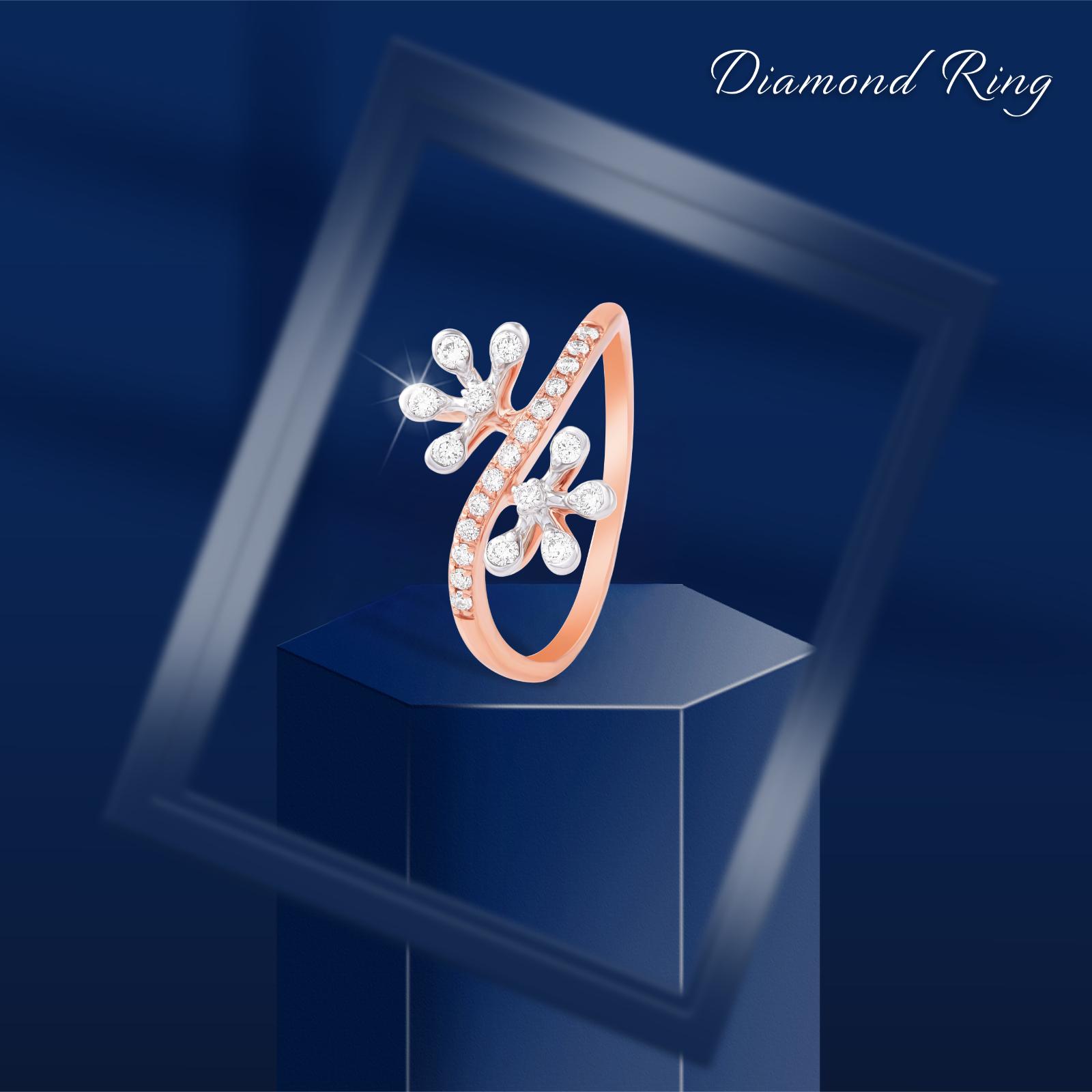 Certified Brilliance in Rose Gold ? Diamond Ring Available Only at Bafleh - Image 3