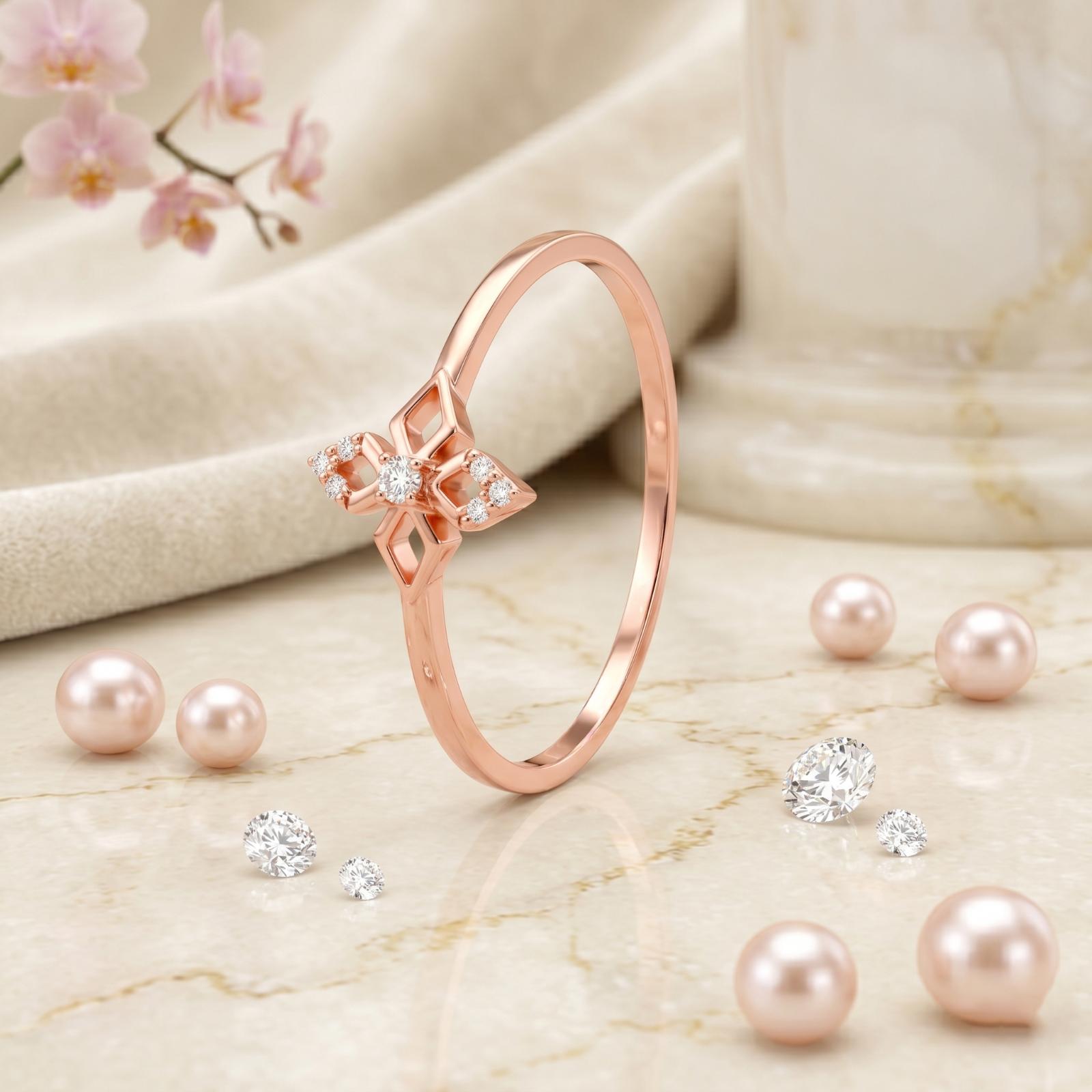 Romantic Glow: The Perfect Rose Gold Diamond Ring for Every Moment