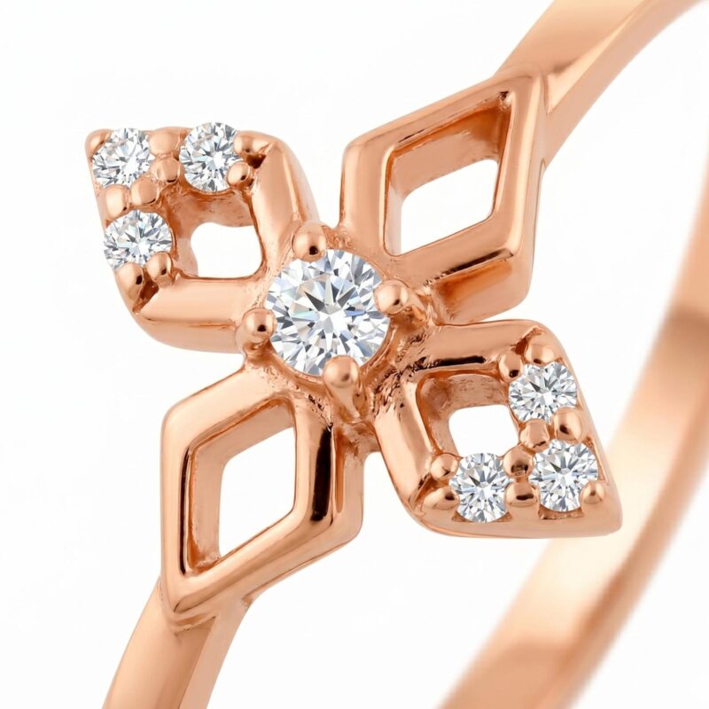 Alternative view of Romantic Glow: The Perfect Rose Gold Diamond Ring for Every Moment