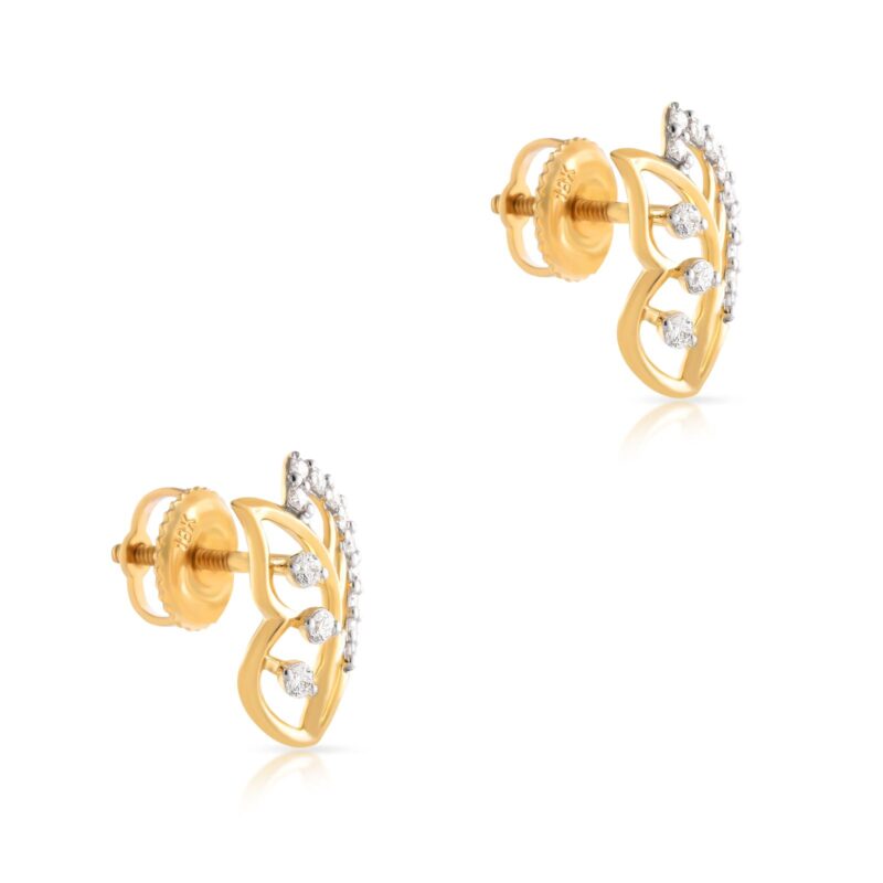 Alternative view of Luxury Diamond Earrings in 18K Yellow Gold ? Shop Now