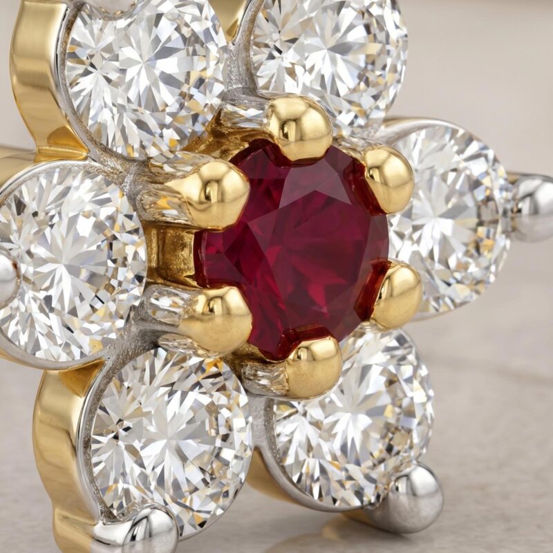 Alternative view of Everyday Shine: Diamond Nose Pins for Casual Chic