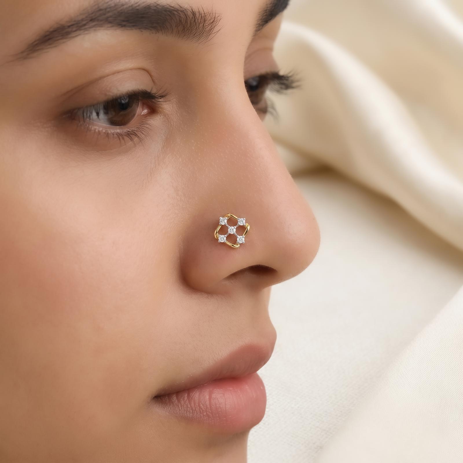 Celebrate Yourself: Adorn with a Diamond Nose Pin - Image 5