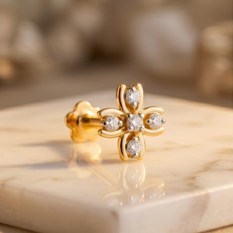 For the Bold and Beautiful: Dazzling Diamond Nose Pins
