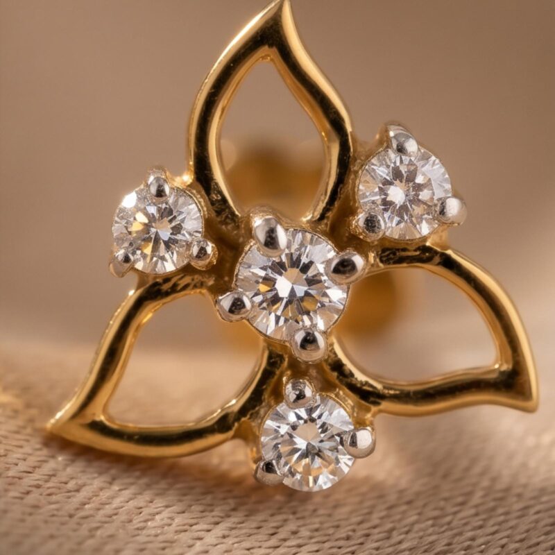 Alternative view of Fashion Forward: Contemporary Diamond Nose Pins to Steal the Show