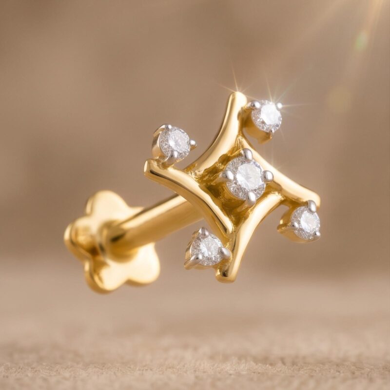 Delicate Sparkles: Minimalist Diamond Nose Pins You?ll Adore