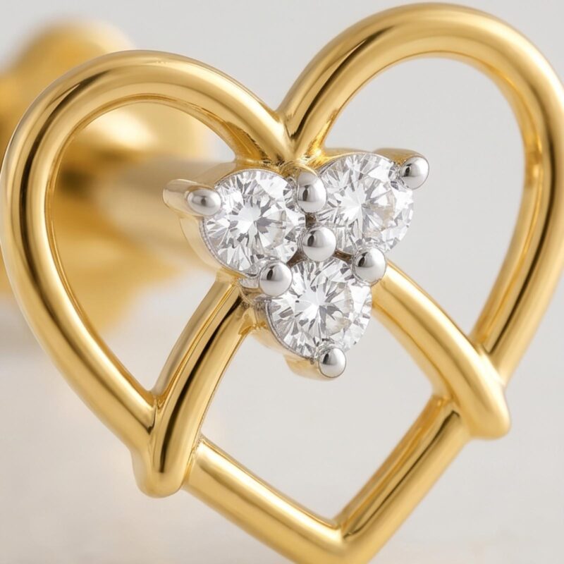 Alternative view of Express Yourself with Bespoke Diamond Nose Pins