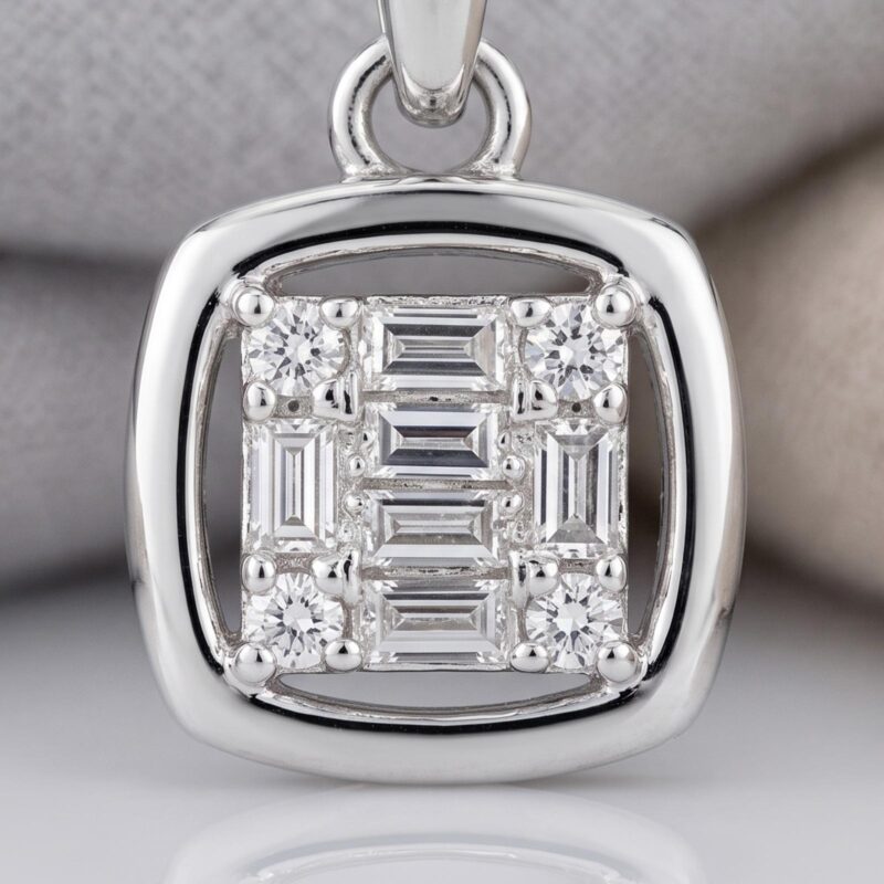 Alternative view of Delicate Sparkle: Lightweight Diamond Necklace for Effortless Daily Elegance