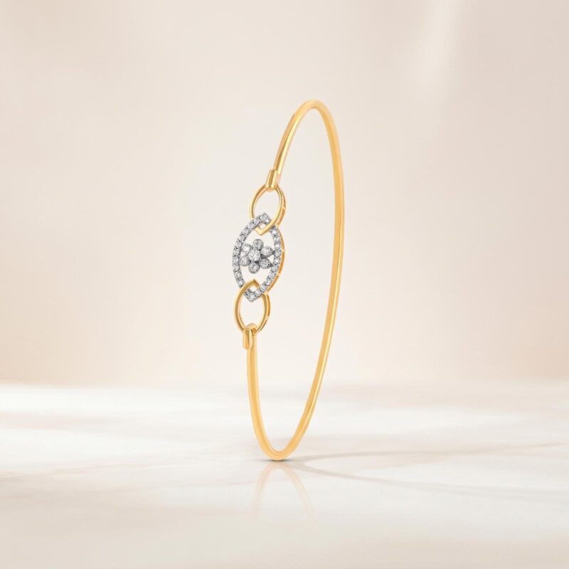 Pure Brilliance, Pure Luxury  Real Diamond Bangles Only at Bafleh Jewellery