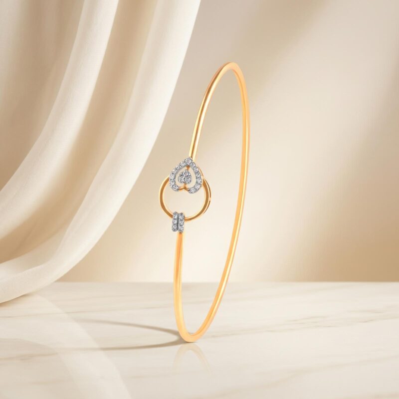 Glamour That Shines Forever Diamond Bangles with a Luxurious Touch
