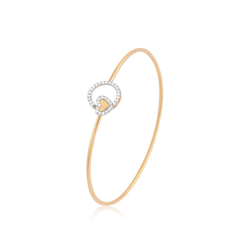 Timeless Sophistication Handcrafted Real Diamond Bangles