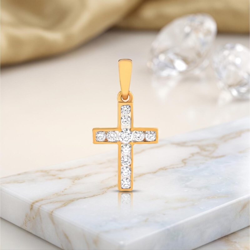 Timeless Beauty: IDT Certified Diamond Pendant Available at Bafleh Jewellery