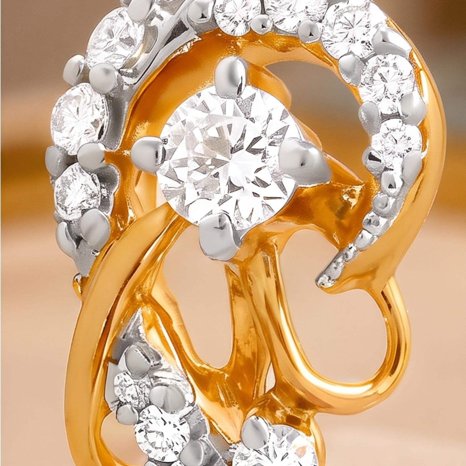 Discover the Timeless Beauty of 18K Yellow Gold Natural Diamond Ring A Perfect Symbol of Elegance & Love by Bafleh Jewellery - Image 4