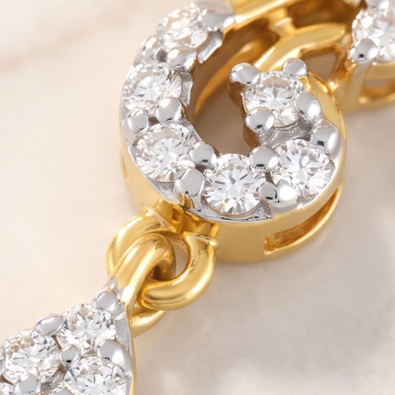 Alternative view of Certified Diamond Elegance: IDT Diamond Pendant Now Available at Bafleh Jewellery