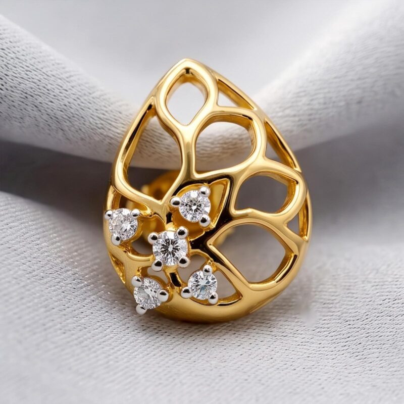 Alternative view of Shop Premium Lab Grown Diamond Earrings by Bafleh Jewellery Ethical Luxury with Stunning Sparkle