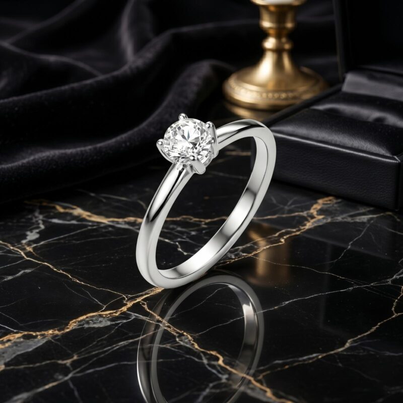 Timeless Sparkle Redefined  Lab Grown Diamond Ring by Bafleh Jewellery for Modern Souls