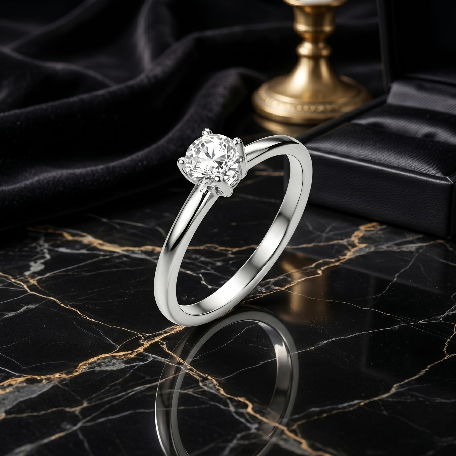Timeless Sparkle Redefined Lab Grown Diamond Ring by Bafleh Jewellery for Modern Souls
