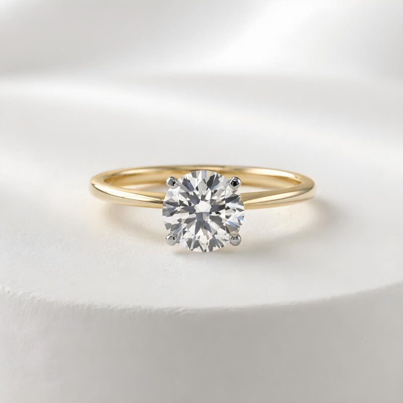 Alternative view of Elegant Lab-Grown Diamond Ring by Bafleh Jewellery  A Brilliant Expression of Sustainable Luxury