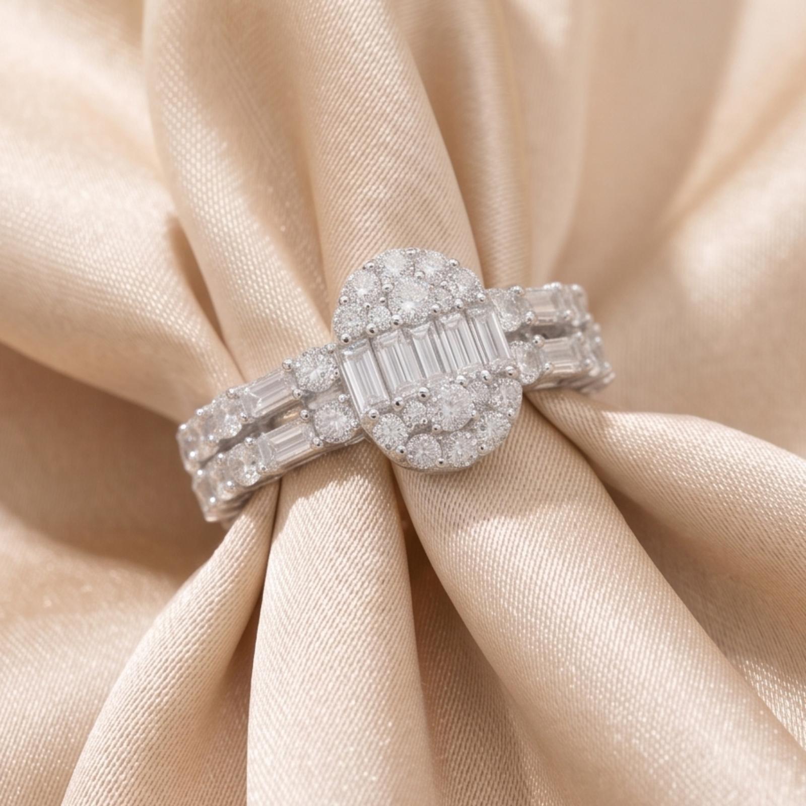 Premium 18K Yellow Gold Twin Engagement Ring Collection ? Bafleh Jewellery - Image 5