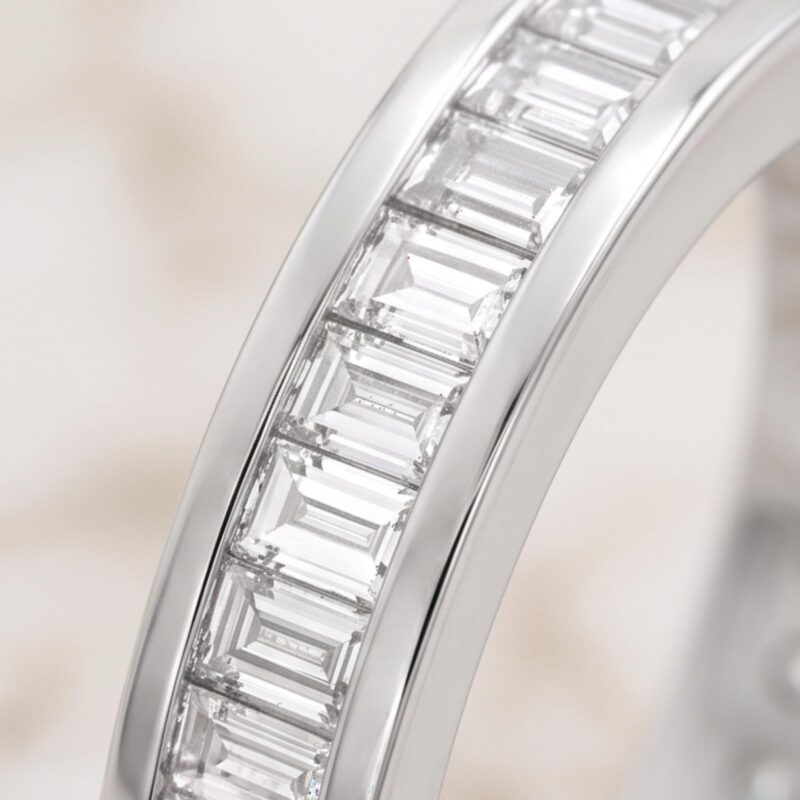 Alternative view of Experience Pure Luxury with a Stunning White Platinum Natural Diamond Ring A Masterpiece of Elegance Available at Bafleh Jewellery
