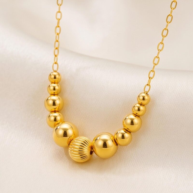 Elegant 22K Gold Necklace Collection by Bafleh Jewellery